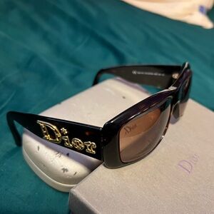 Dior Black Oversized Fashion Sunglasses